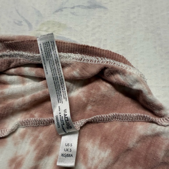 Free people women’s  Pink Tie-Dye Tee and Pink Jogger Set - Picture 5 of 14